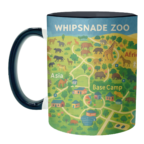 Whipsnade Zoo - unique mug by Lilly Rose