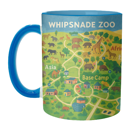 Whipsnade Zoo - unique mug by Lilly Rose