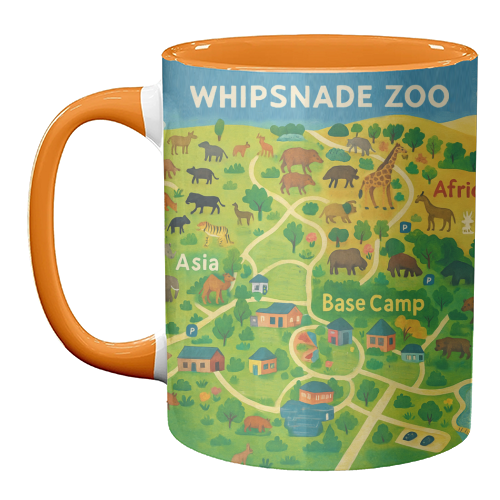 Whipsnade Zoo - unique mug by Lilly Rose