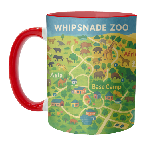 Whipsnade Zoo - unique mug by Lilly Rose