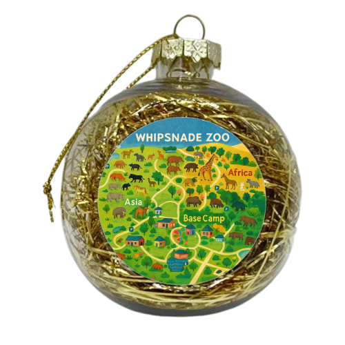 Whipsnade Zoo - xmas bauble by Lilly Rose