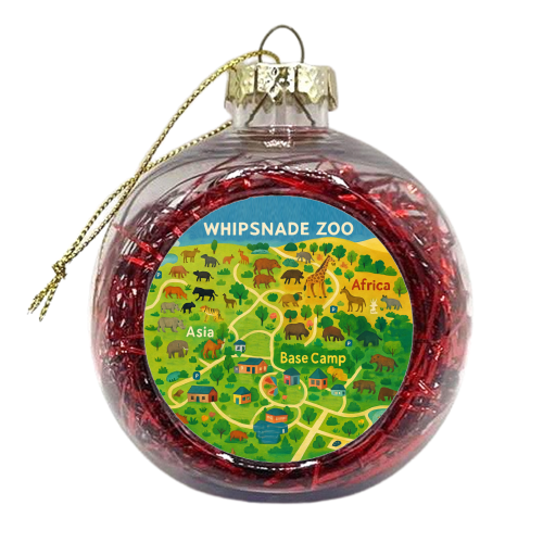 Whipsnade Zoo - xmas bauble by Lilly Rose