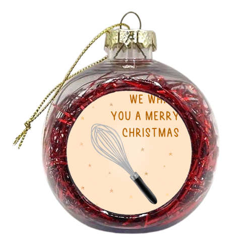 Whisk You - xmas bauble by Pink and Pip