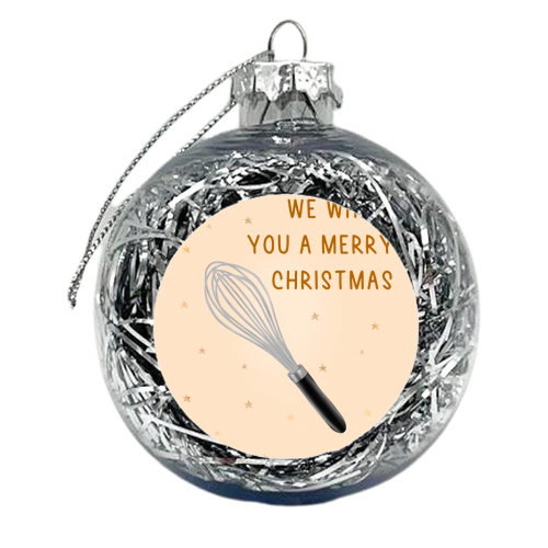 Whisk You - xmas bauble by Pink and Pip
