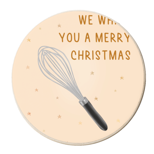 Whisk You - personalised beer coaster by Pink and Pip