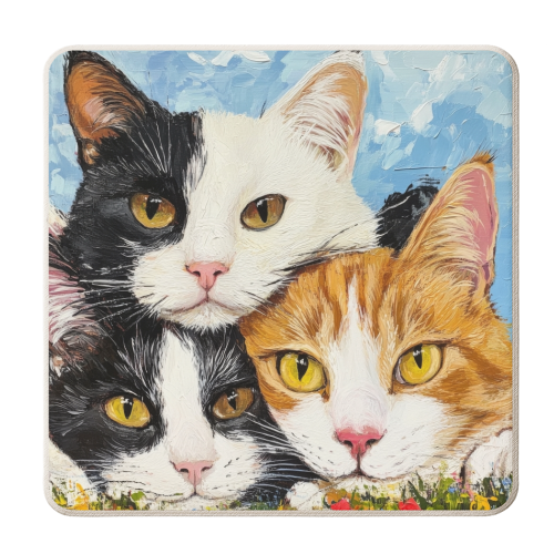 Whiskers & Warmth - personalised beer coaster by DejaReve