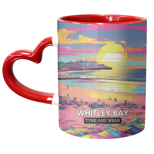 WHITLEY BAY - unique mug by AP