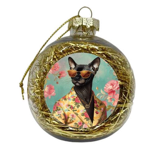 Who's your kitty? - xmas bauble by DejaReve