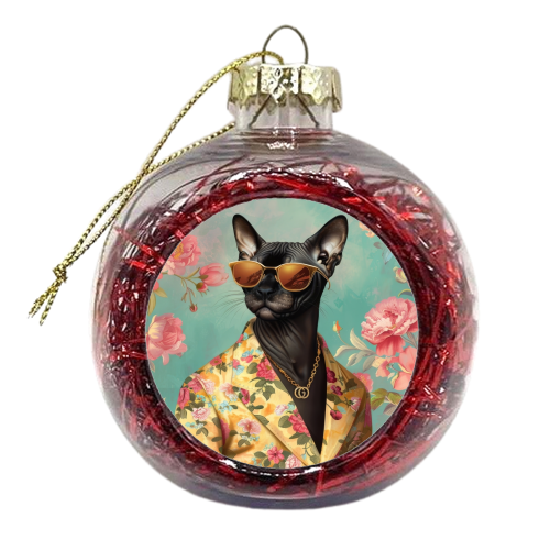 Who's your kitty? - xmas bauble by DejaReve