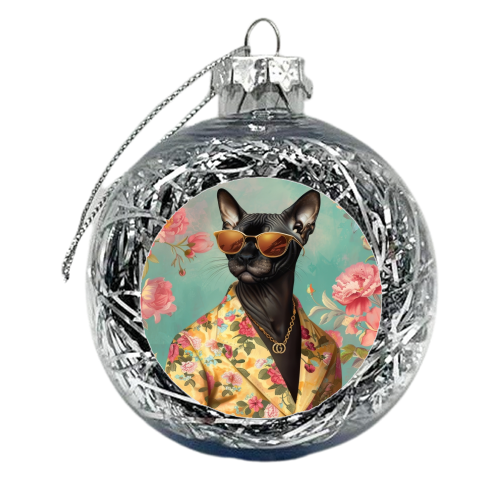 Who's your kitty? - xmas bauble by DejaReve