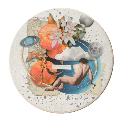 Why fall in love - personalised beer coaster by Antonieta