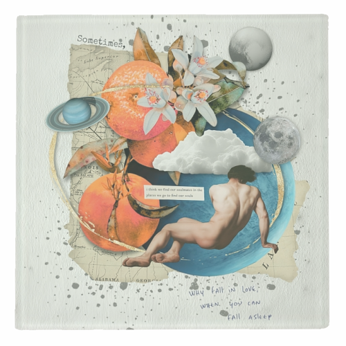 Why fall in love - personalised beer coaster by Antonieta