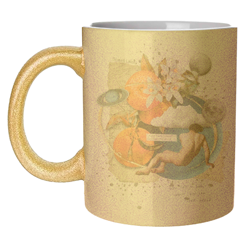 Why fall in love - unique mug by Antonieta