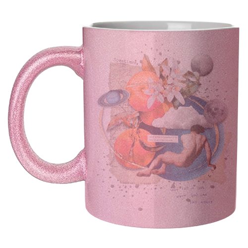 Why fall in love - unique mug by Antonieta