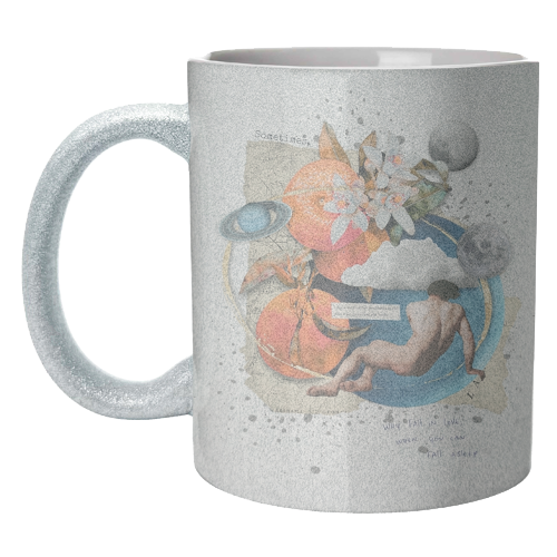 Why fall in love - unique mug by Antonieta
