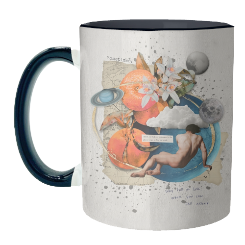 Why fall in love - unique mug by Antonieta