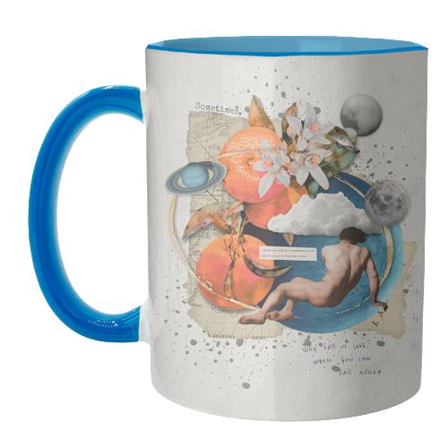 Why fall in love - unique mug by Antonieta