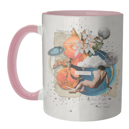 Why fall in love - unique mug by Antonieta