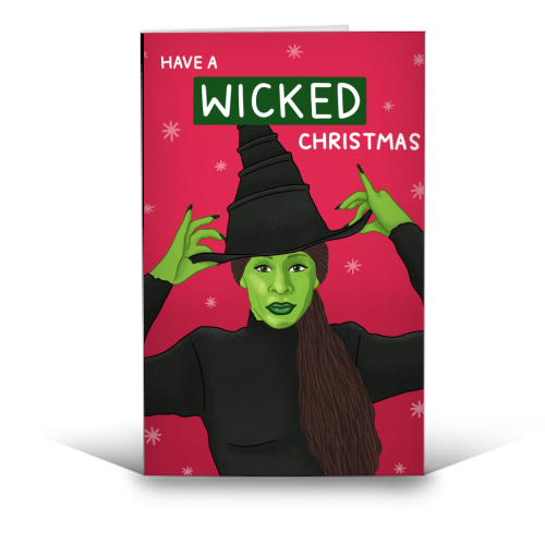 Wicked Christmas - funny greeting card by Loren Grosvenor