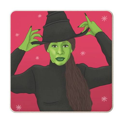 Wicked Christmas - personalised beer coaster by Loren Grosvenor