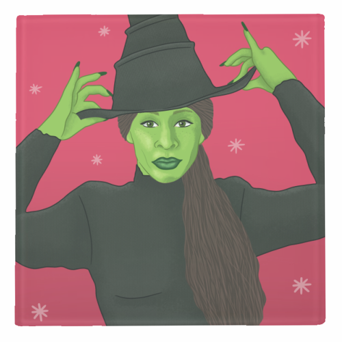 Wicked Christmas - personalised beer coaster by Loren Grosvenor