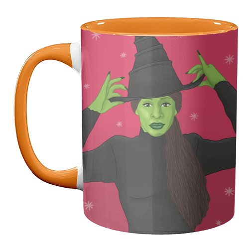 Wicked Christmas - unique mug by Loren Grosvenor
