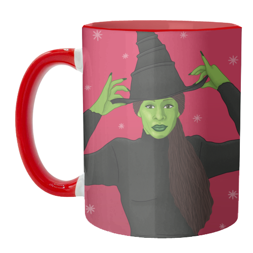 Wicked Christmas - unique mug by Loren Grosvenor