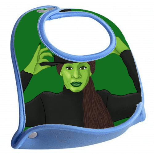 Wicked - feeding bib by Loren Grosvenor