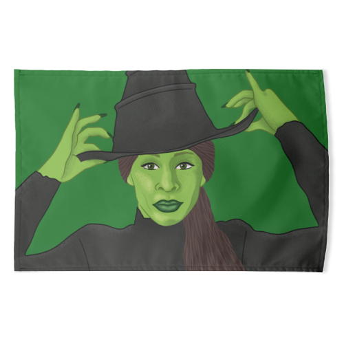 Wicked - funny tea towel by Loren Grosvenor