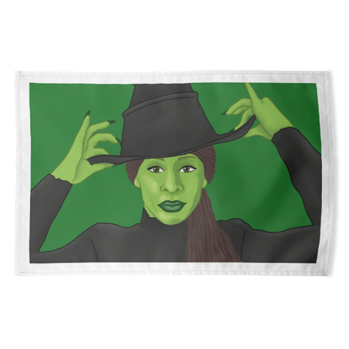 Wicked - funny tea towel by Loren Grosvenor