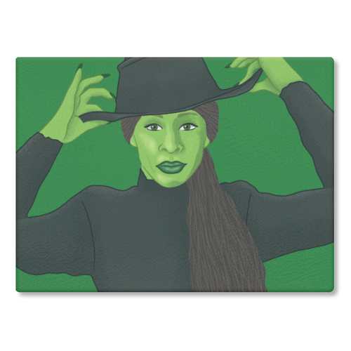 Wicked - glass chopping board by Loren Grosvenor