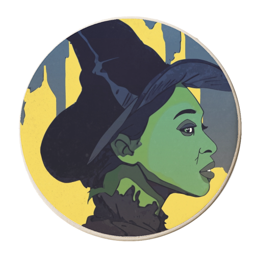 Wicked - personalised beer coaster by Danny Welch