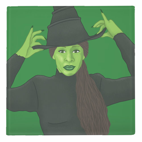 Wicked - personalised beer coaster by Loren Grosvenor