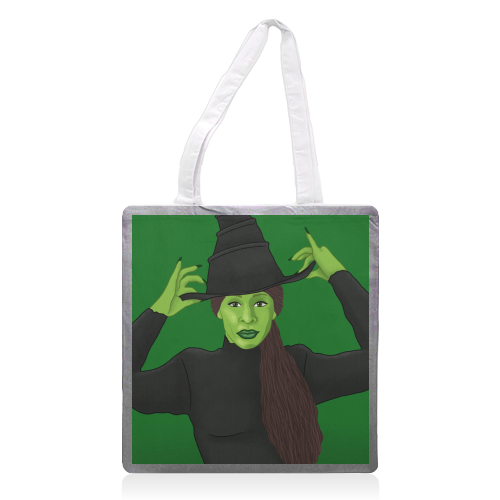 Wicked - printed canvas tote bag by Loren Grosvenor