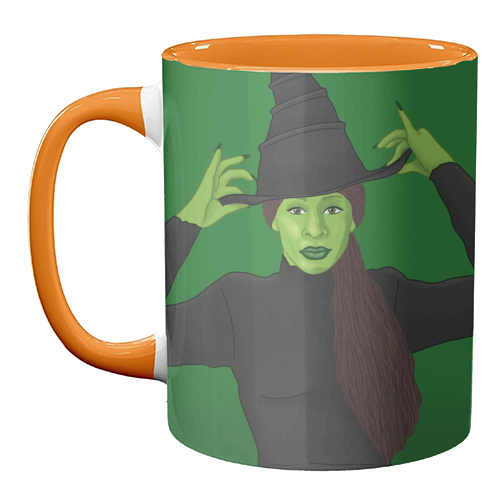 Wicked - unique mug by Loren Grosvenor