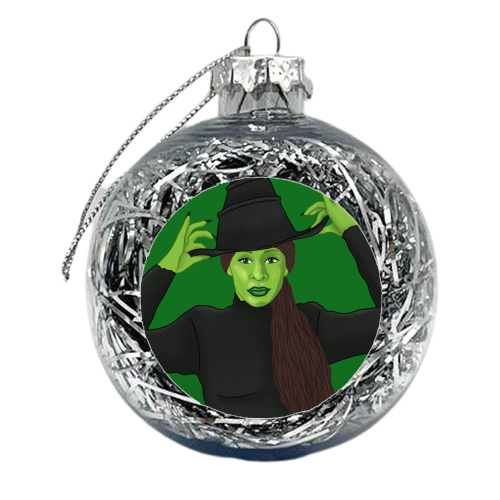 Wicked - xmas bauble by Loren Grosvenor