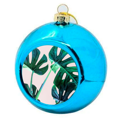 Wild Leaves - colourful christmas bauble by Uma Prabhakar Gokhale