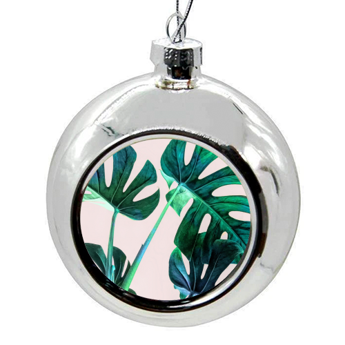 Wild Leaves - colourful christmas bauble by Uma Prabhakar Gokhale