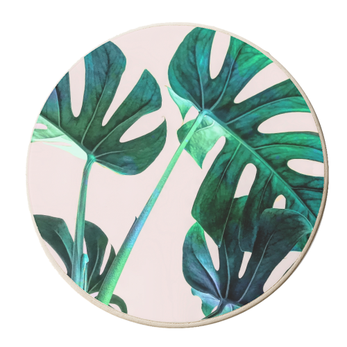 Wild Leaves - personalised beer coaster by Uma Prabhakar Gokhale