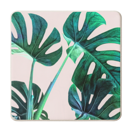 Wild Leaves - personalised beer coaster by Uma Prabhakar Gokhale