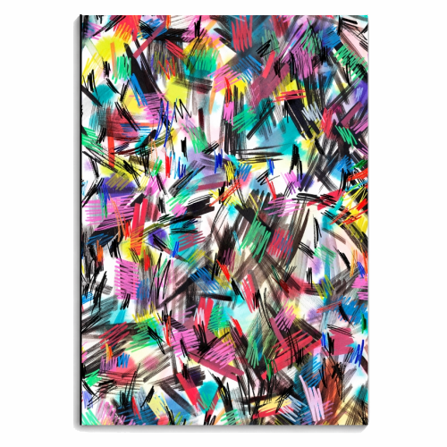 Wild Strokes Multi - personalised A4, A5, A6 notebook by Ninola Design