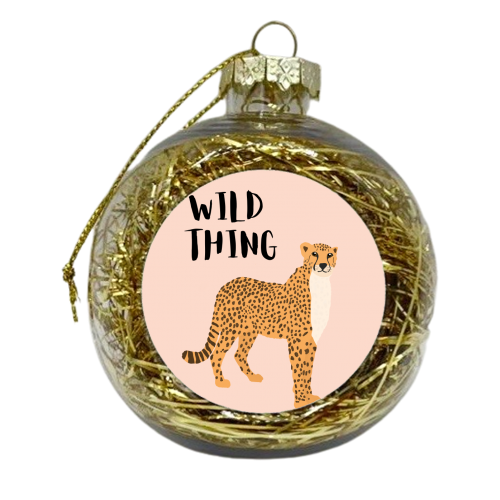 Wild Thing - xmas bauble by Rock and Rose Creative