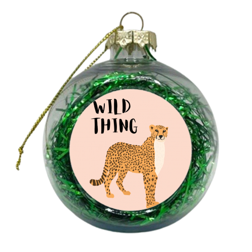 Wild Thing - xmas bauble by Rock and Rose Creative