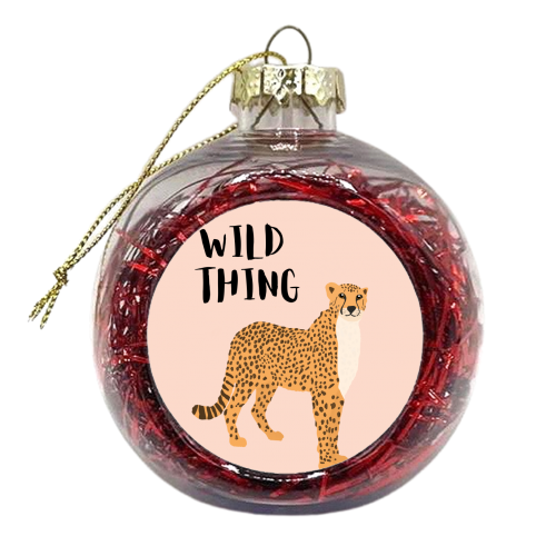 Wild Thing - xmas bauble by Rock and Rose Creative