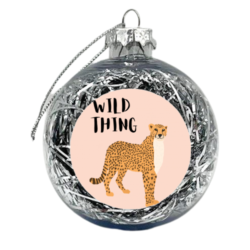 Wild Thing - xmas bauble by Rock and Rose Creative