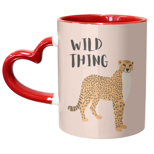 Wild Thing - unique mug by Rock and Rose Creative