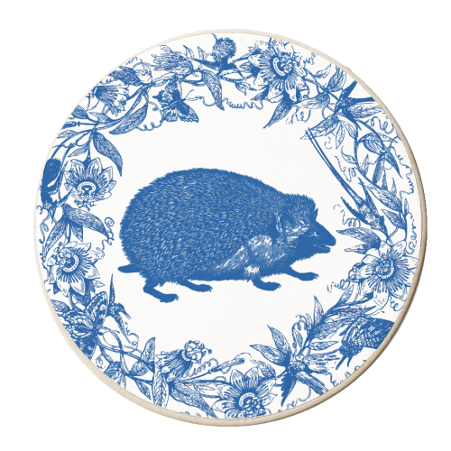 Wild Willow Hedgehog - personalised beer coaster by Wallace Elizabeth