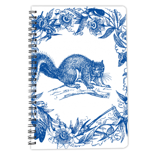 Wild Willow | Squirrel - personalised A4, A5, A6 notebook by Wallace Elizabeth