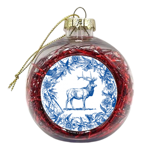 Wild Willow | Stag - xmas bauble by Wallace Elizabeth