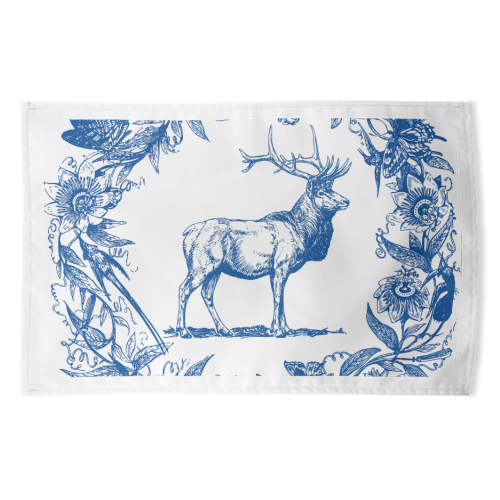 Wild Willow | Stag - funny tea towel by Wallace Elizabeth